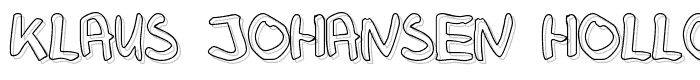 Klaus Johansen hollow font